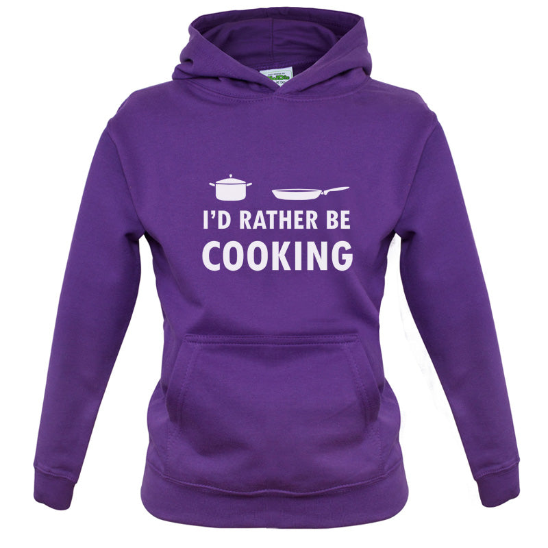 I'd Rather Be Cooking Kids T Shirt