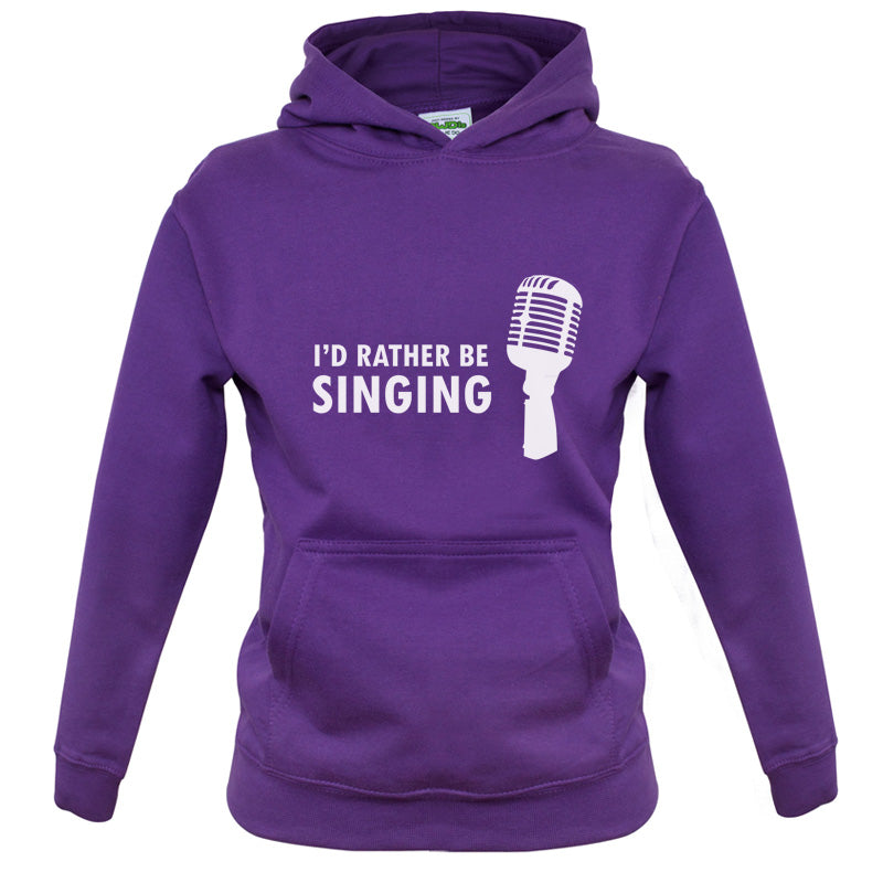 I'd Rather Be Singing Kids T Shirt