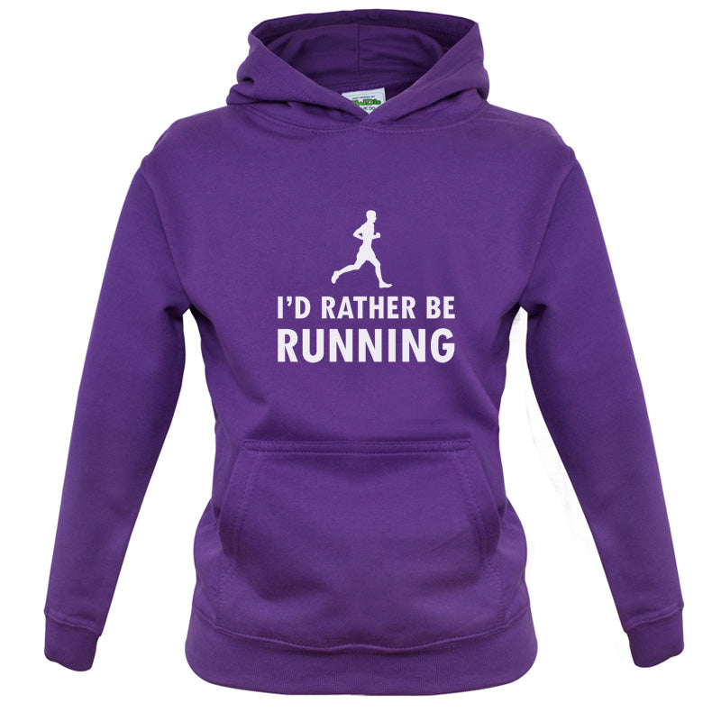 I'd Rather Be Running Kids T Shirt