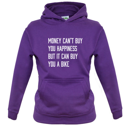 Money Can't Buy You Happiness But It Can Buy You A Bike Kids T Shirt