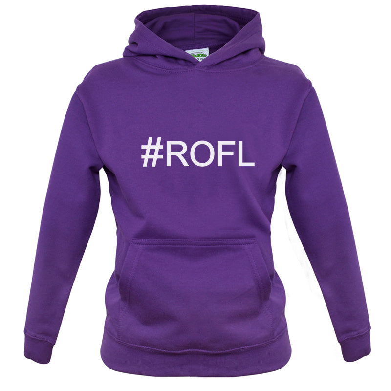 #ROFL (Hashtag) Kids T Shirt