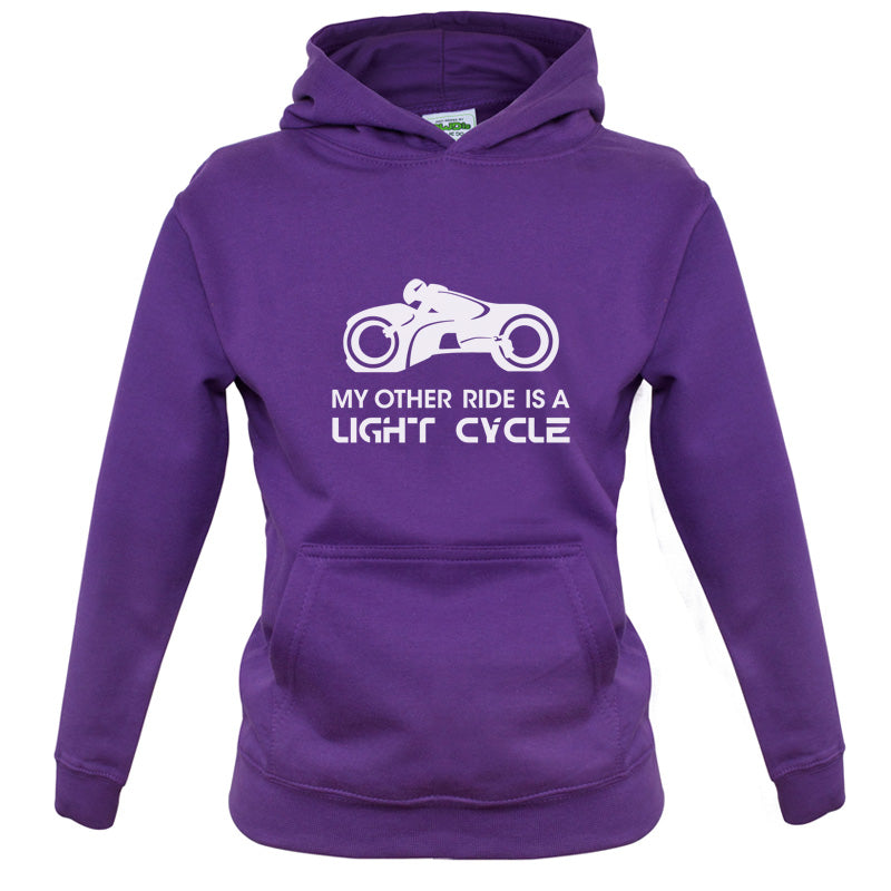 My Other Ride Is A Light Cycle Kids T Shirt