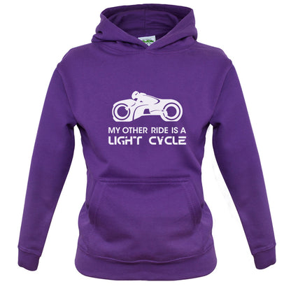 My Other Ride Is A Light Cycle Kids T Shirt