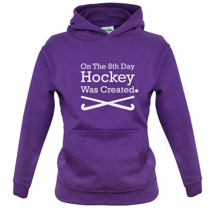 On The 8th Day Hockey Was Created Kids T Shirt