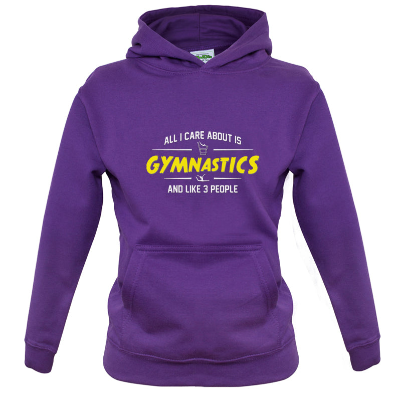 All I Care About Is Gymnastics Kids T Shirt