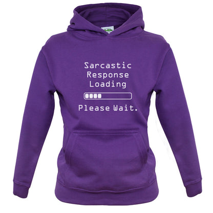 Sarcastic Response Loading.. Please Wait Kids T Shirt