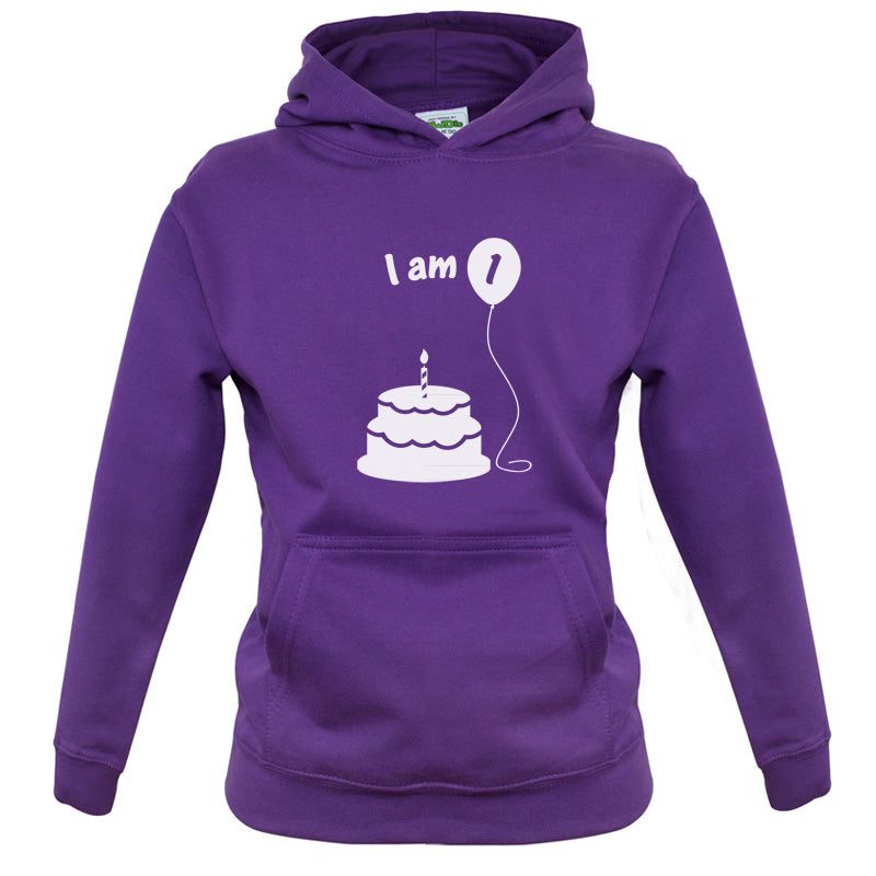 I Am 1 Kids Birthday Hoodie