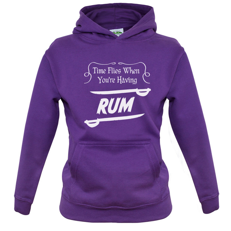 Time Flies When You're Having Rum Kids T Shirt