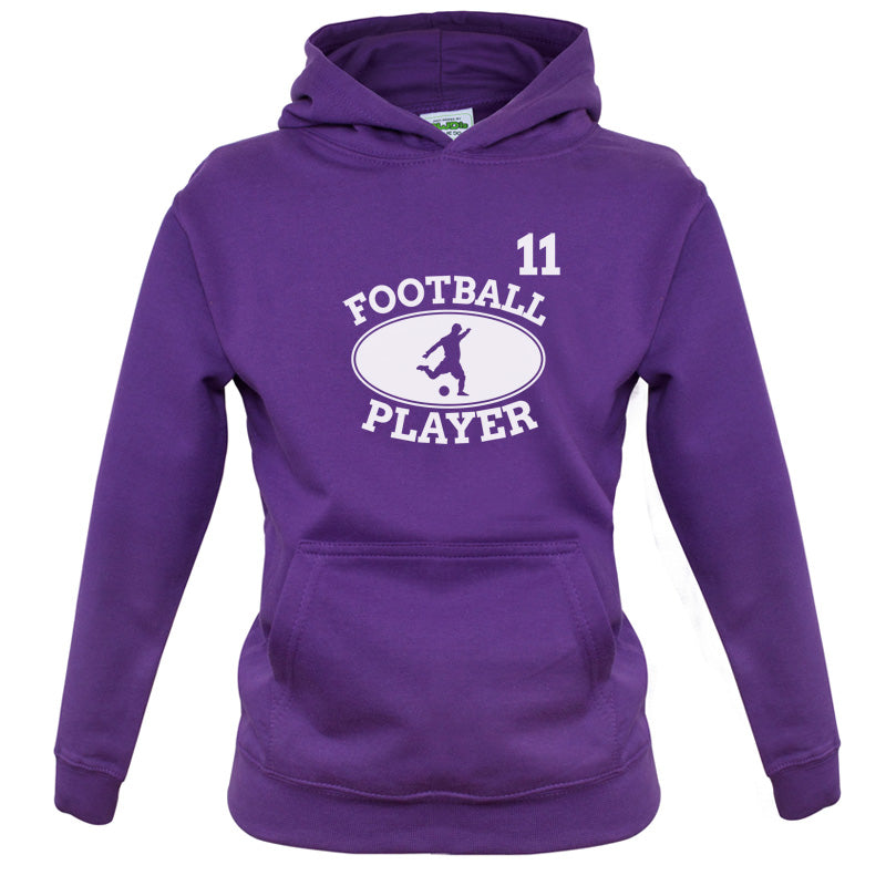 Football Player 11 Kids T Shirt