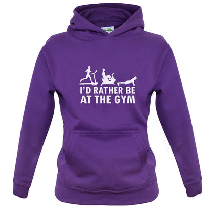 I'd Rather Be At The Gym Kids T Shirt