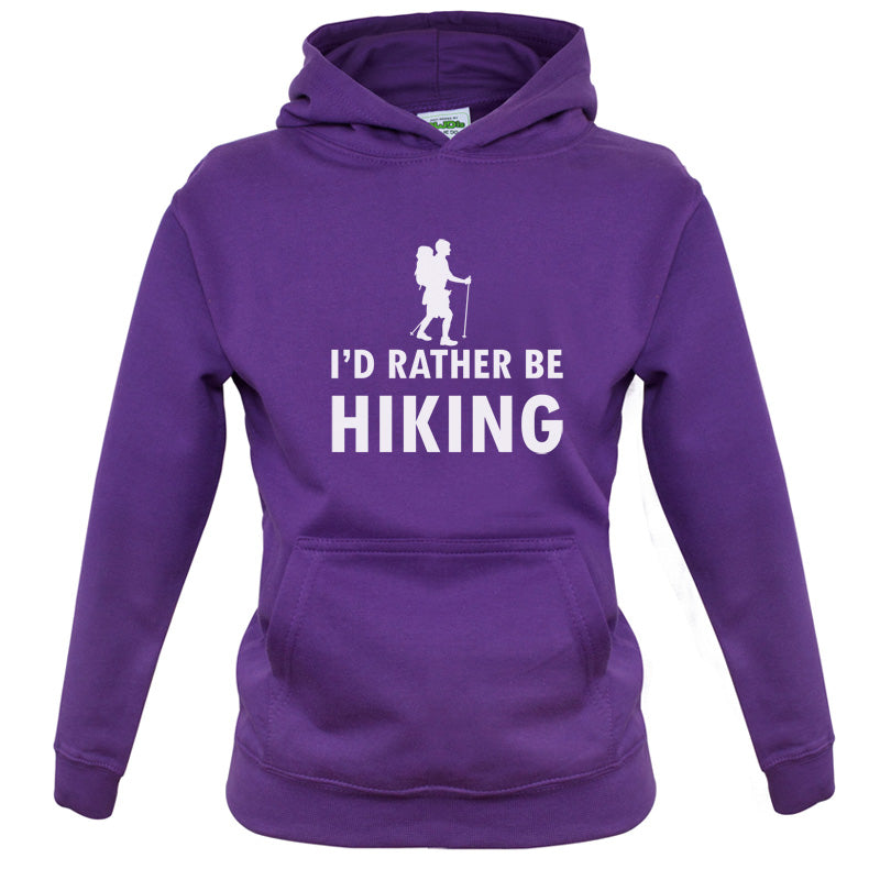 I'd Rather Be Hiking Kids T Shirt