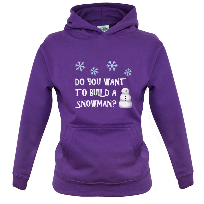 Do You Want To Build A Snowman Kids T Shirt