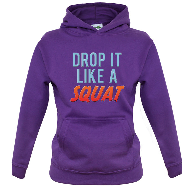 Drop It Like A Squat Kids T Shirt