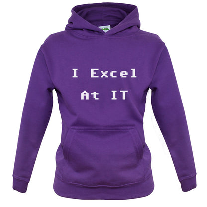 I Excel at IT Kids T Shirt