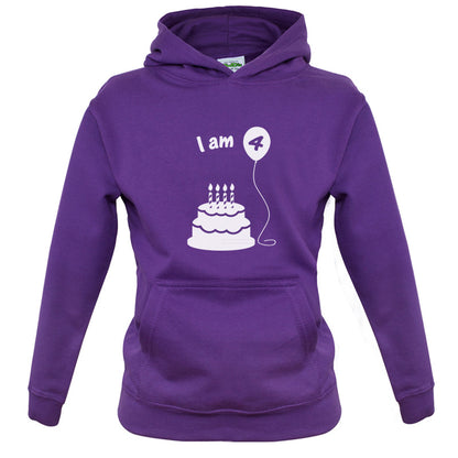 I Am 4 Kids Birthday T Shirt