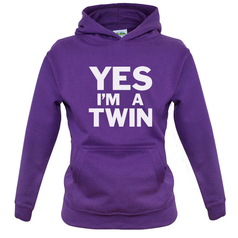 Yes I'm A Twin Kids T Shirt