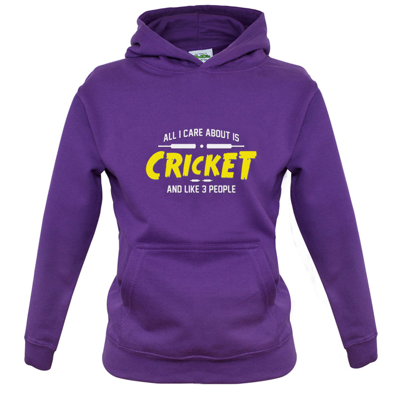 All I Care About Is Cricket Kids T Shirt