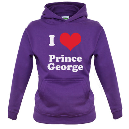 I Love Prince George Kids T Shirt