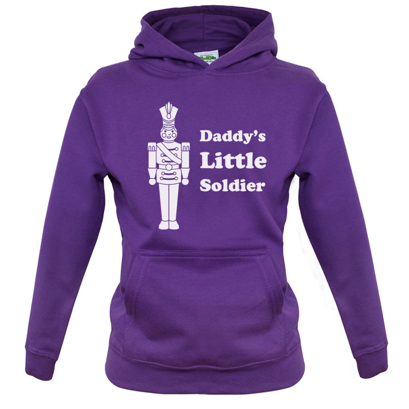 Daddy's Little Soldier Kids T Shirt