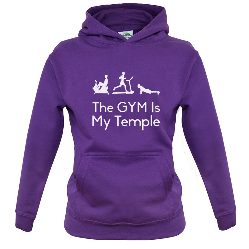 The GYM Is My Temple Kids T Shirt