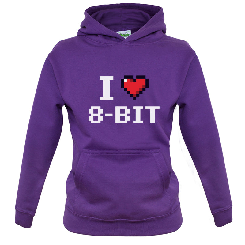 I Love 8-Bit Kids T Shirt