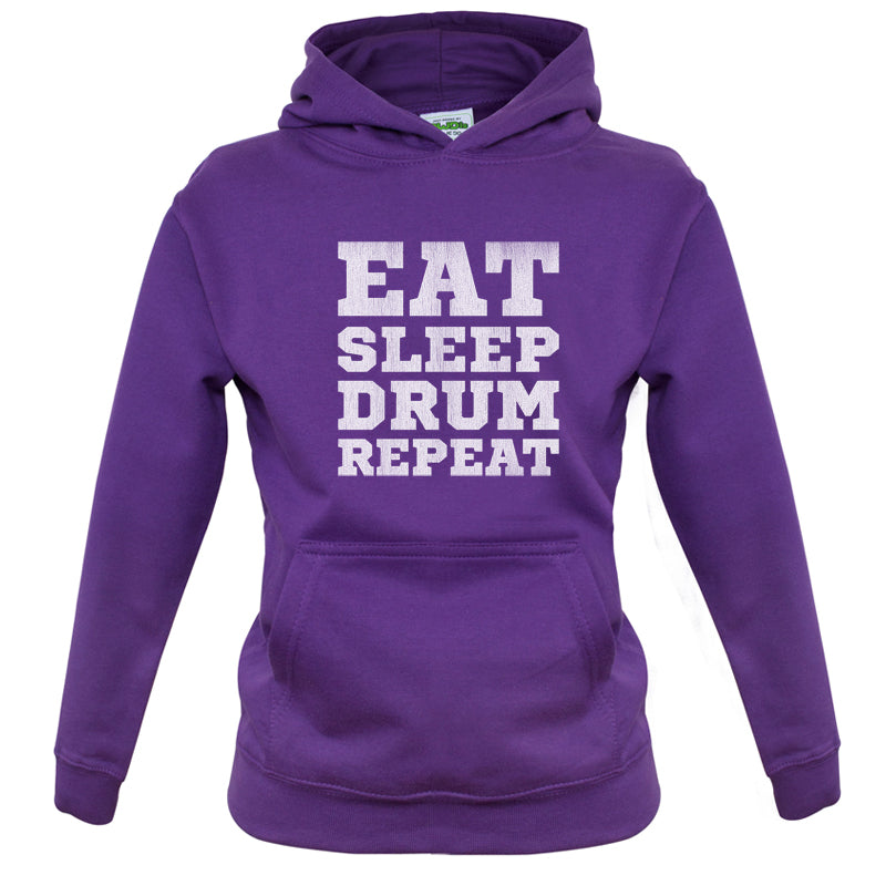 Eat Sleep Drum Repeat Kids T Shirt