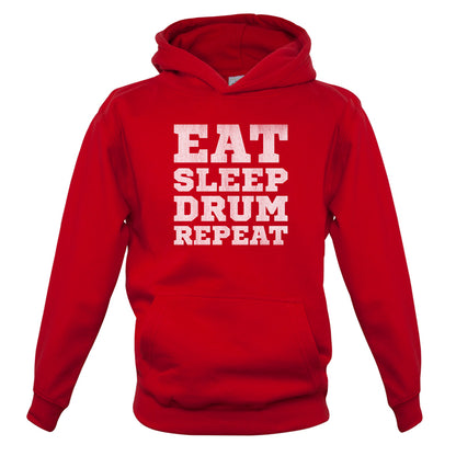 Eat Sleep Drum Repeat Kids T Shirt