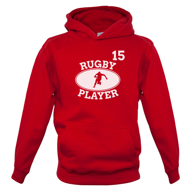 Rugby Player 15 Kids T Shirt