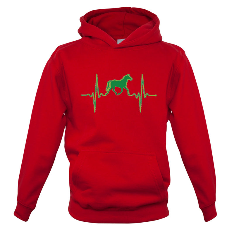 Heartbeat Horse Kids T Shirt