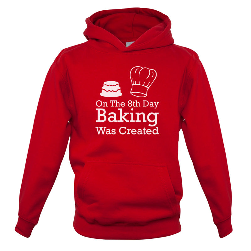 On The 8th Day Baking Was Created Kids T Shirt