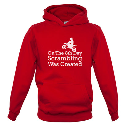 On The 8th Day Scrambling Was Created Kids T Shirt