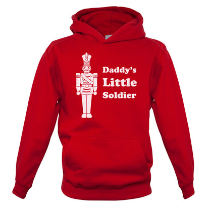 Daddy's Little Soldier Kids T Shirt