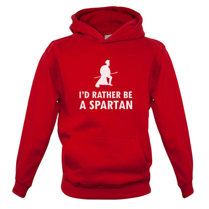 I'd Rather Be A Spartan Kids T Shirt