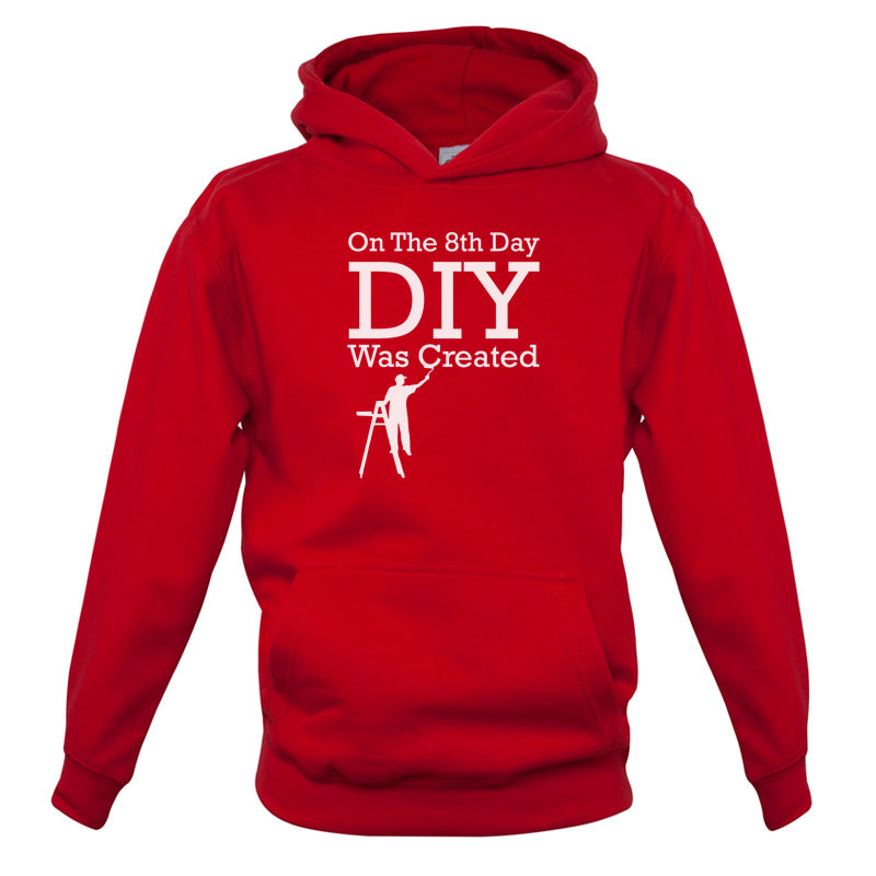 On The 8th Day DIY Was Created Kids T Shirt