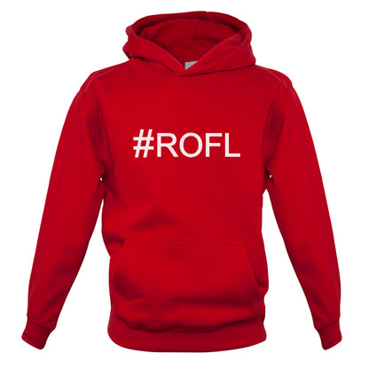 #ROFL (Hashtag) Kids T Shirt