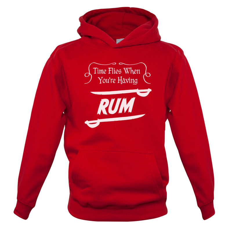 Time Flies When You're Having Rum Kids T Shirt