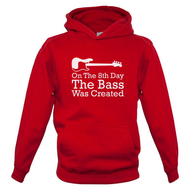 On The 8th Day The Bass Was Created Kids T Shirt