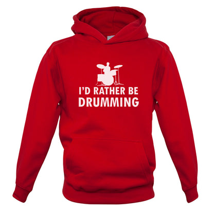 I'd Rather Be Drumming Kids T Shirt