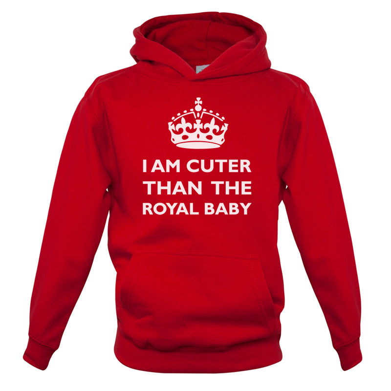 I Am Cuter Than The Royal Baby Kids T Shirt