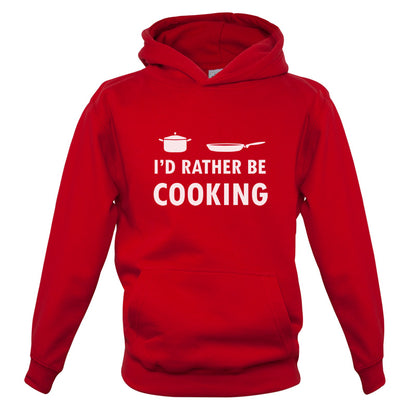 I'd Rather Be Cooking Kids T Shirt