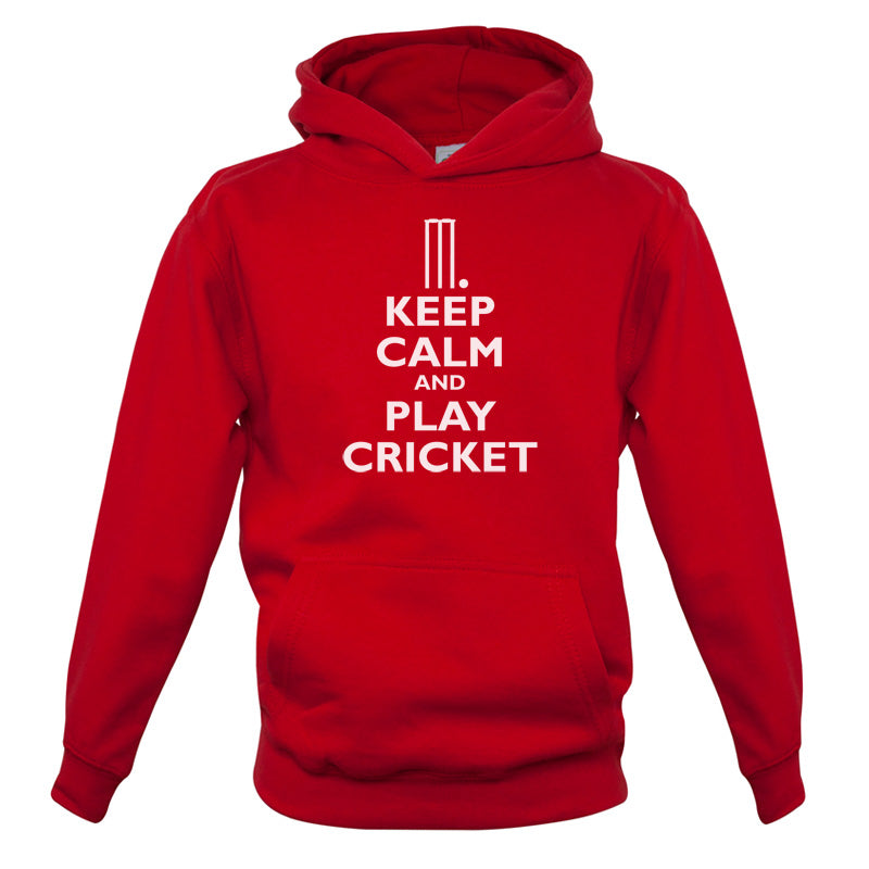 Keep Calm and Play Cricket Kids T Shirt