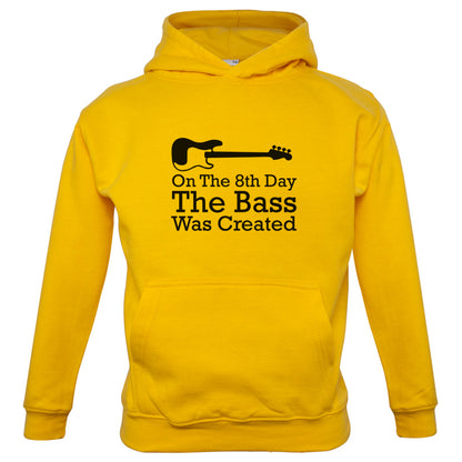 On The 8th Day The Bass Was Created Kids T Shirt