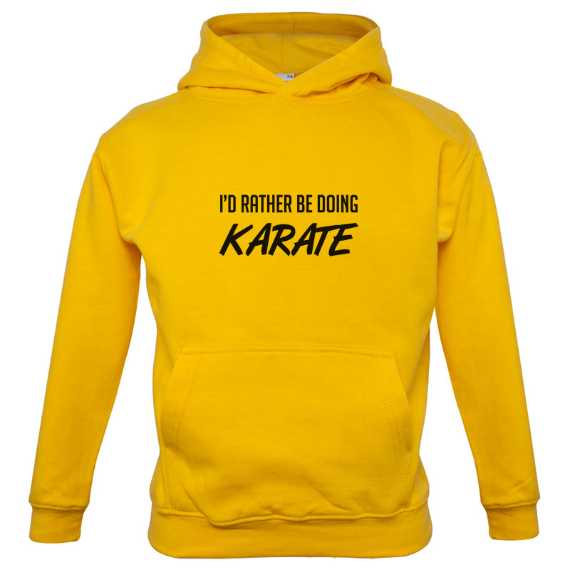 I'd Rather Be Doing Karate Kids T Shirt