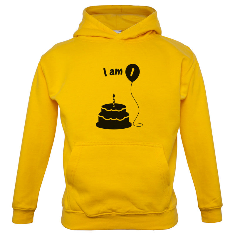 I Am 1 Kids Birthday Hoodie