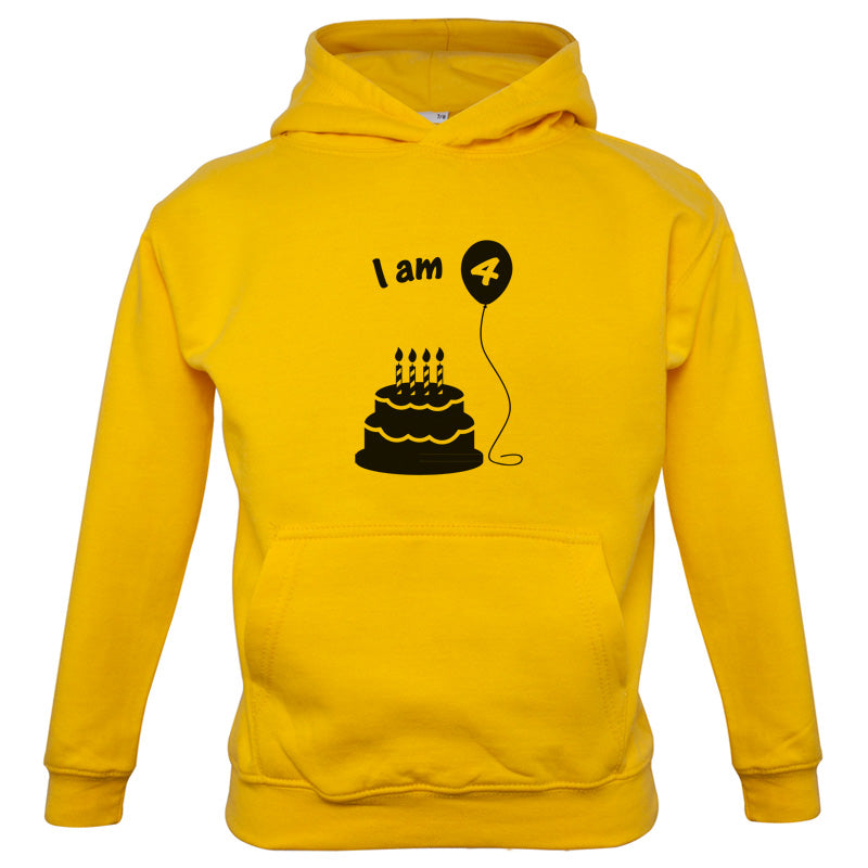 I Am 4 Kids Birthday T Shirt