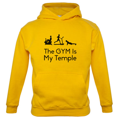 The GYM Is My Temple Kids T Shirt