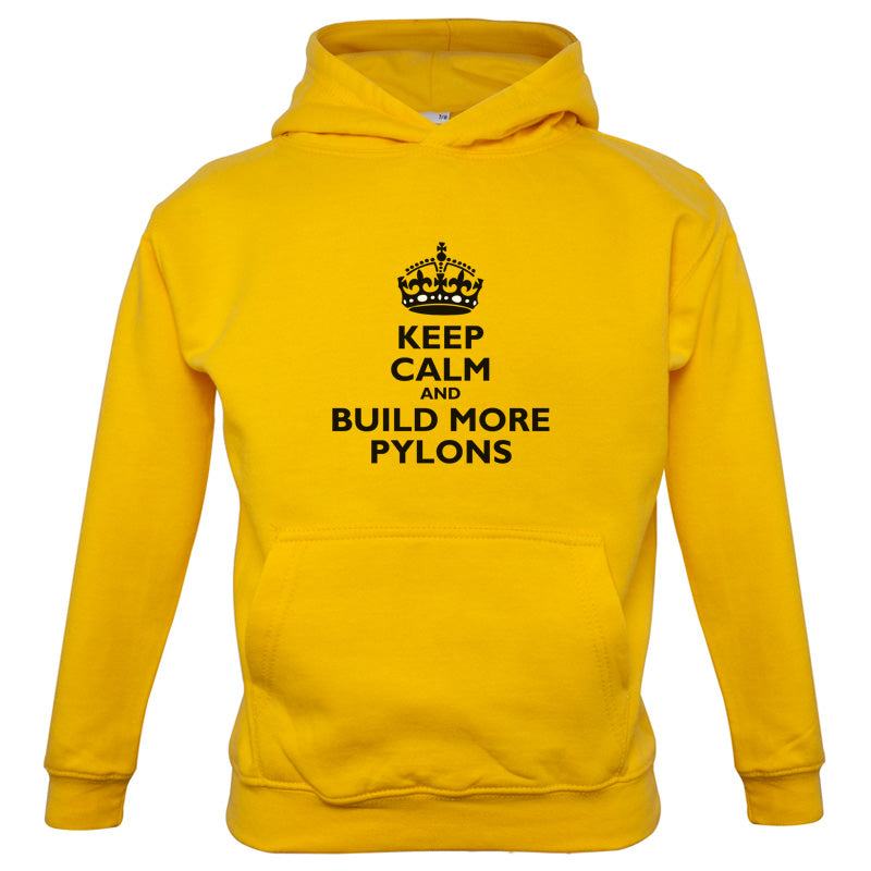 Keep Calm and Build More Pylons Kids T Shirt