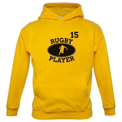 Rugby Player 15 Kids T Shirt