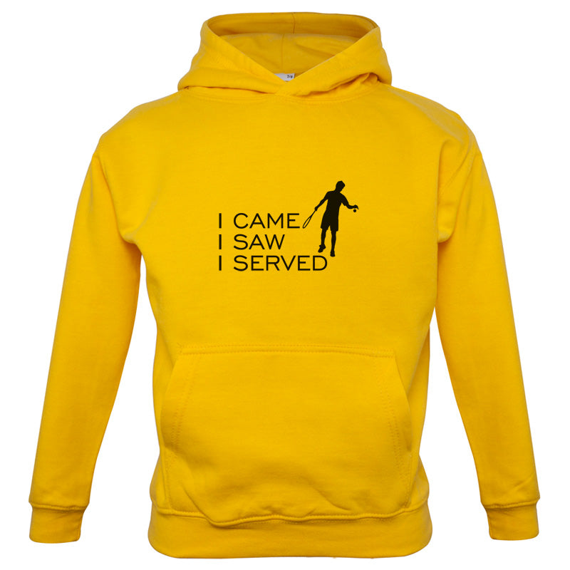 I Came I Saw I Served Kids T Shirt