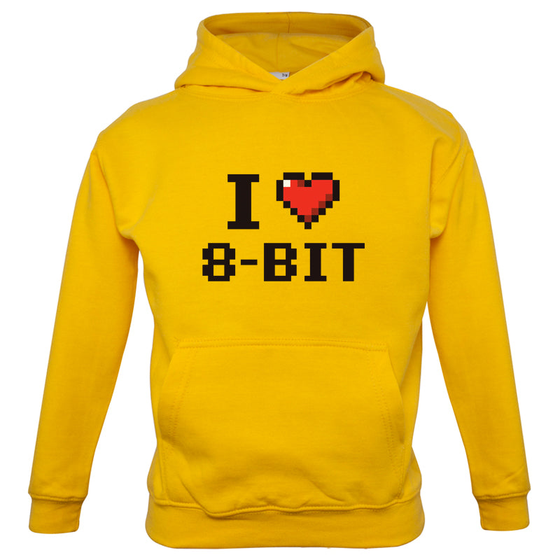 I Love 8-Bit Kids T Shirt